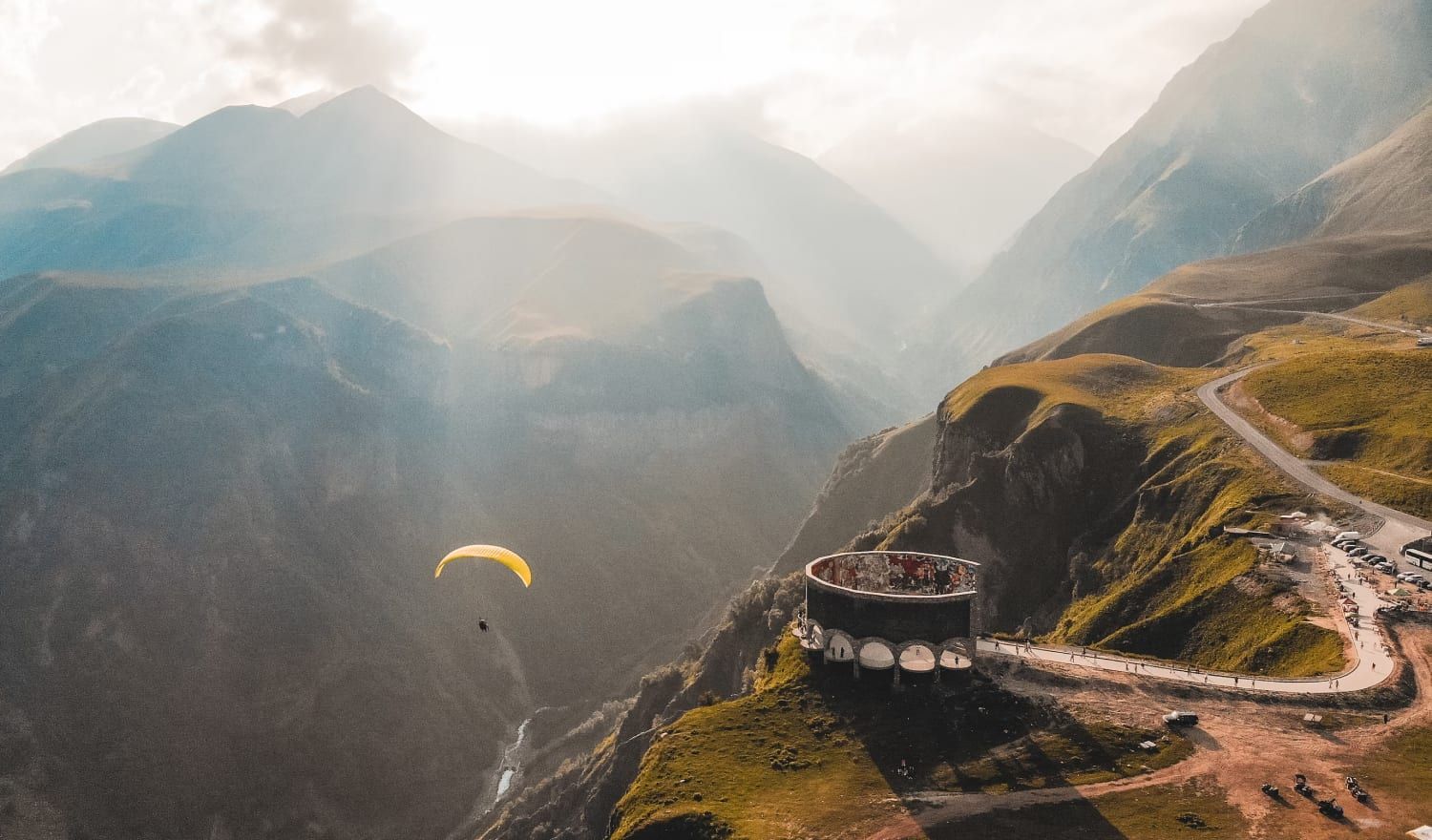 Picture perfect mountain ranges of Georgia.