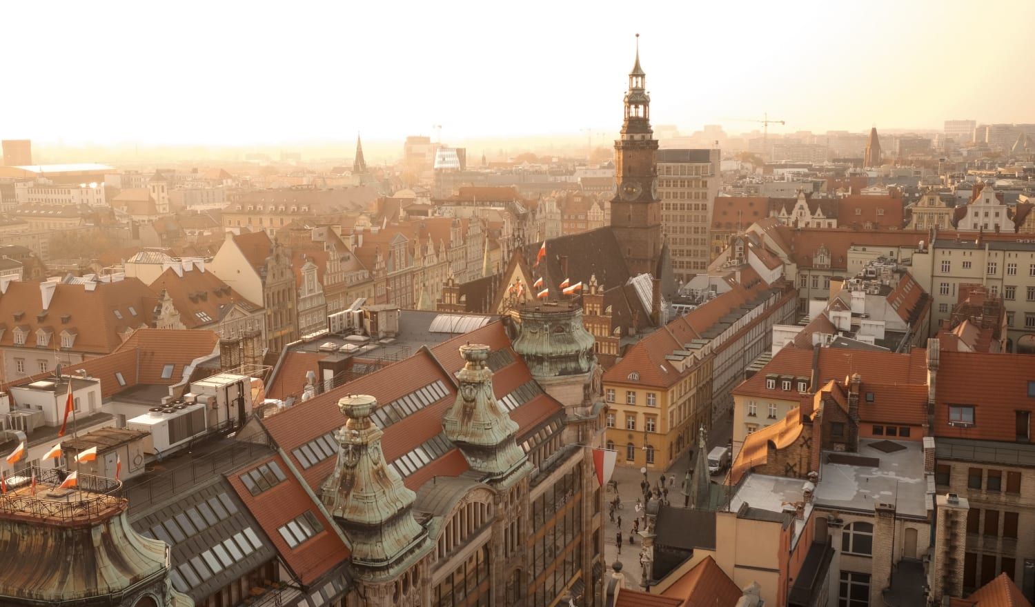 The enchanting old city of Wrocław.