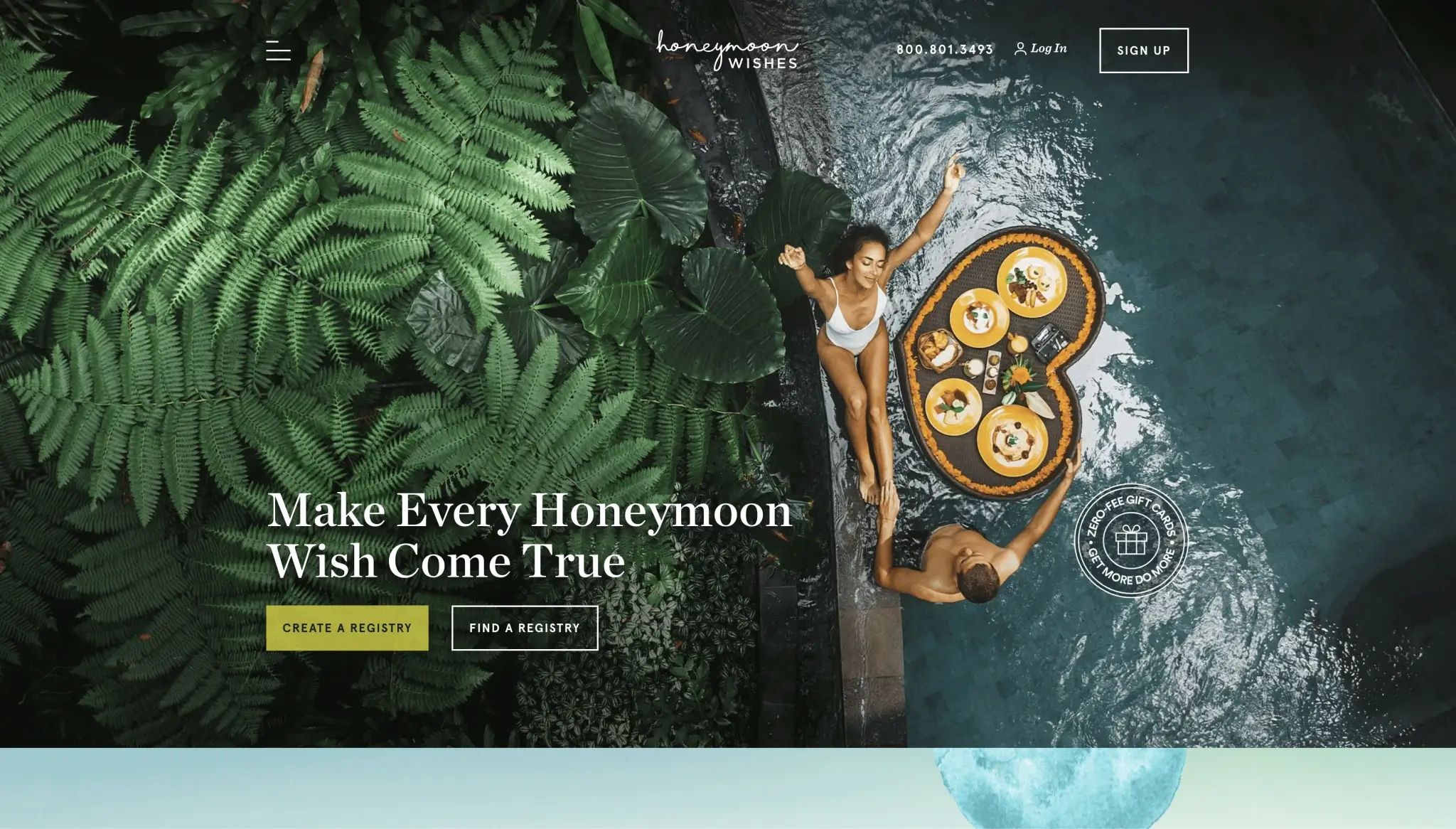 Honeymoon Wishes registry