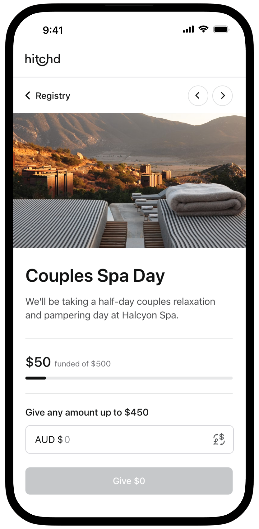 A couples spa date