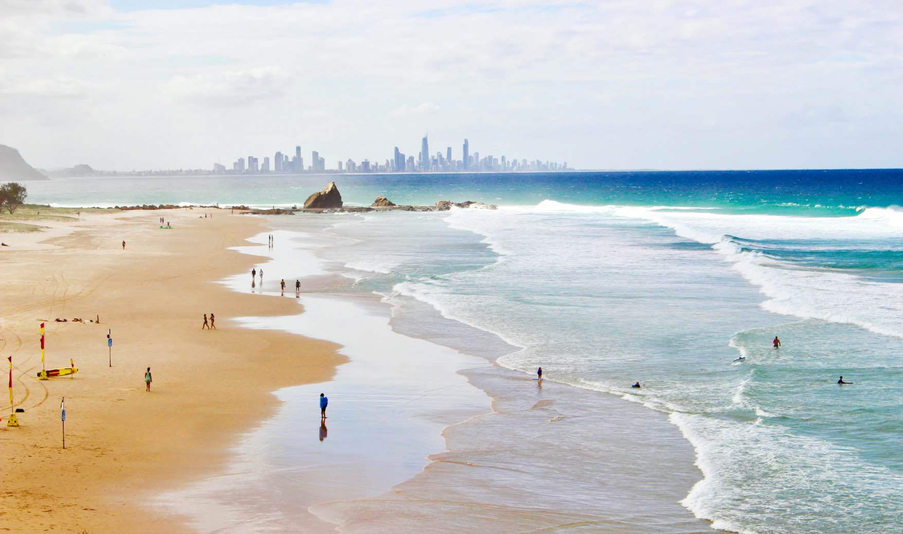 Pristine Gold Coast shoreline