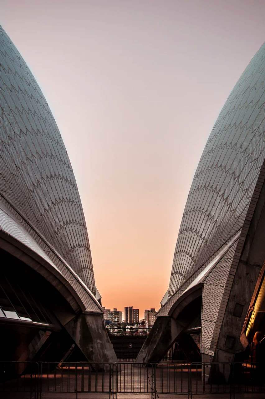 The Sydney Opera house at night