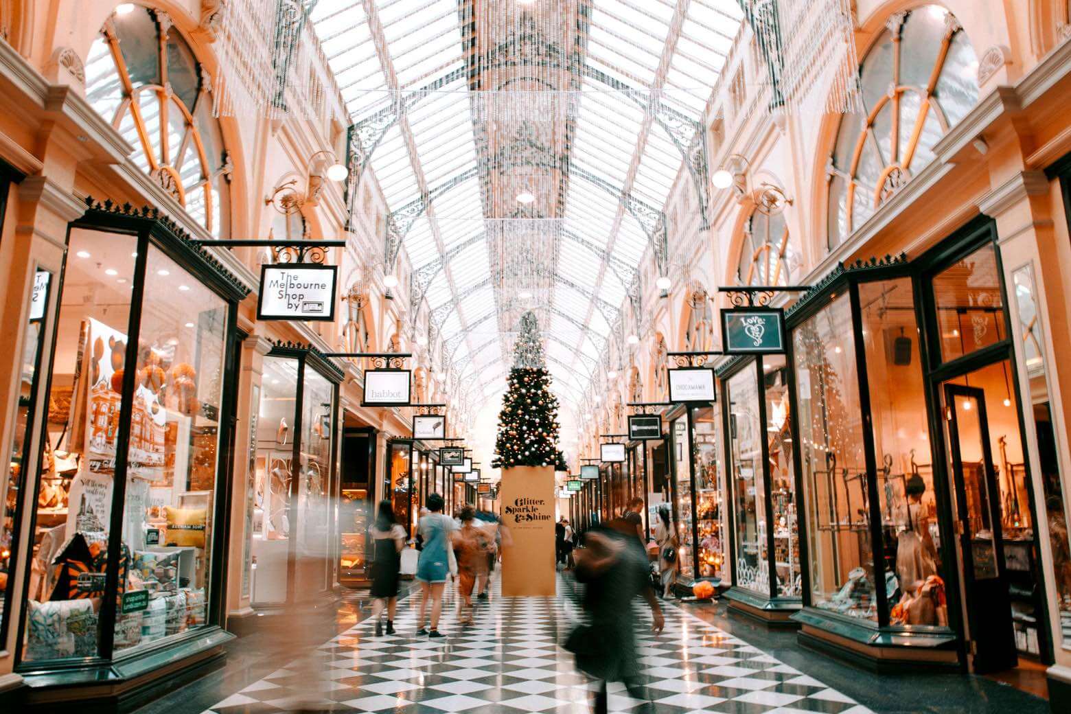 Bourke Street Mall in Melbourne