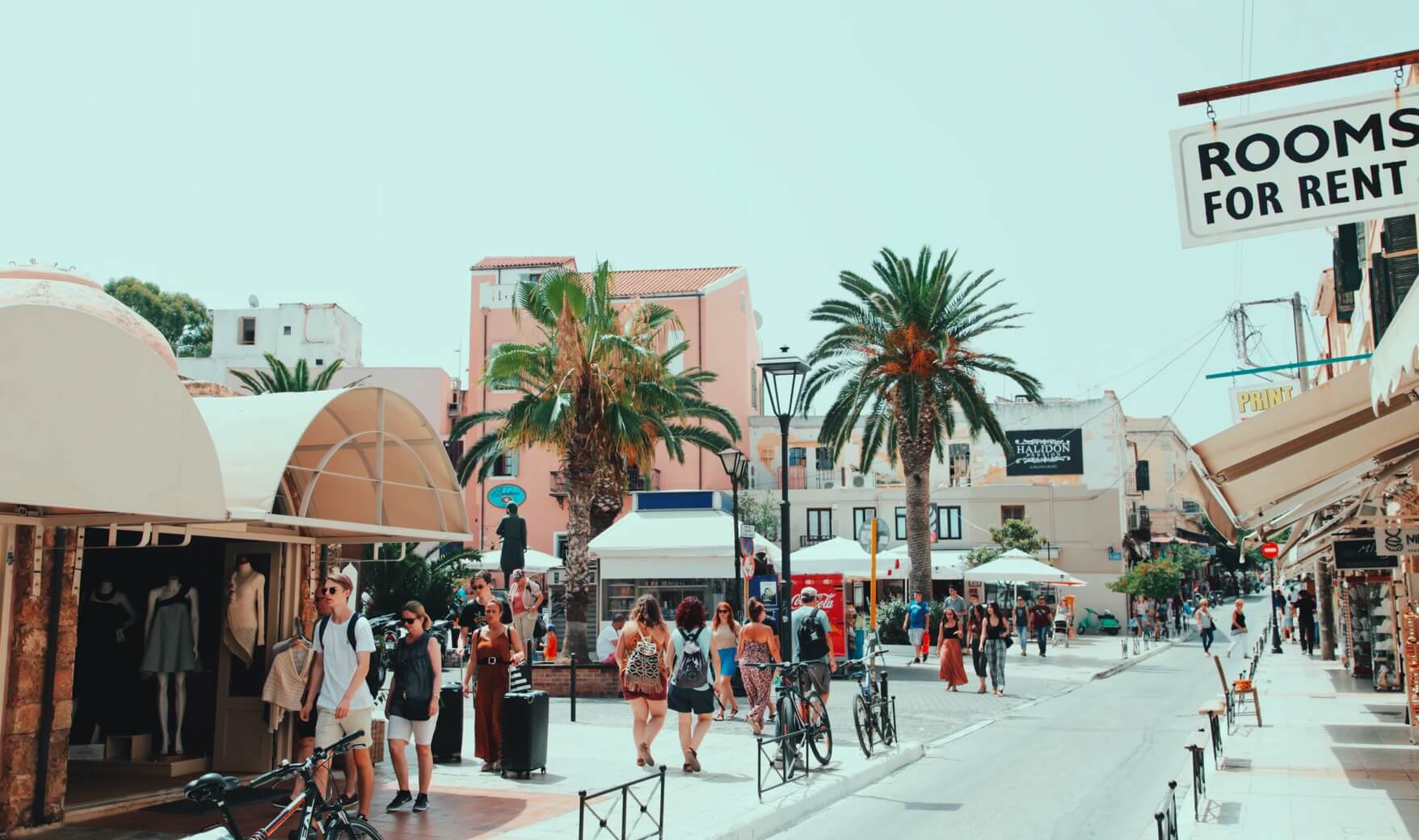 The hustle and bustle of Chania