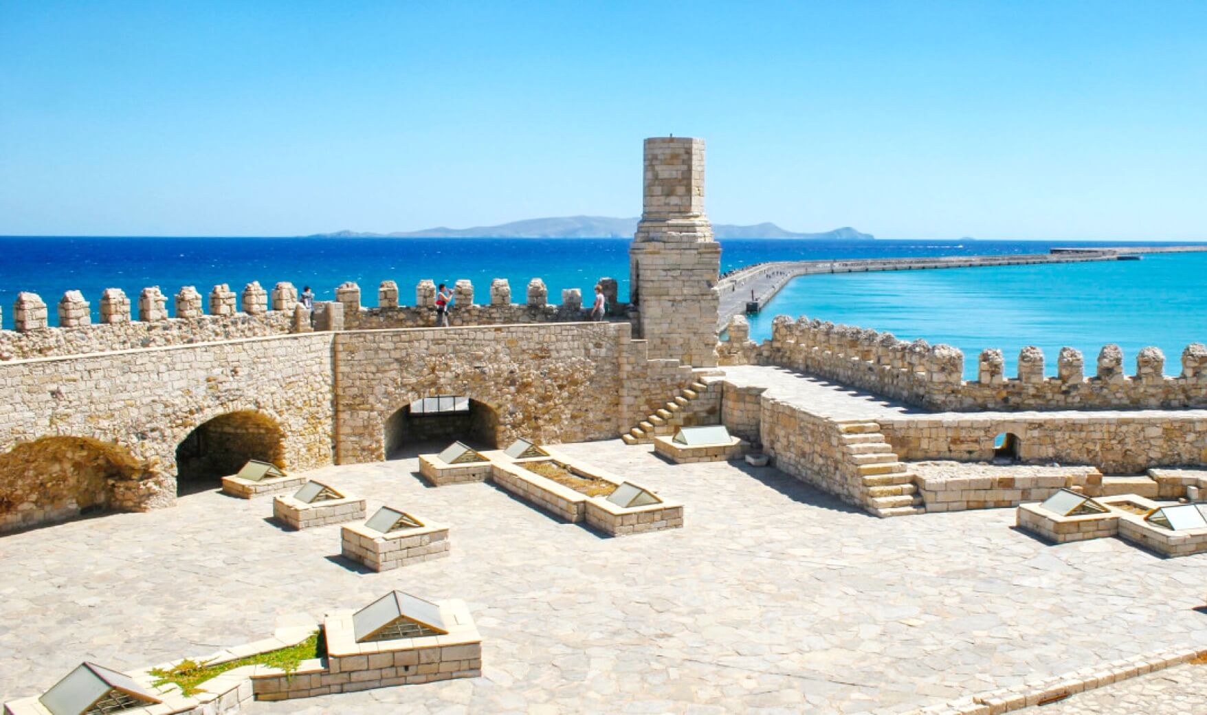 Ancient fort at Heraklion