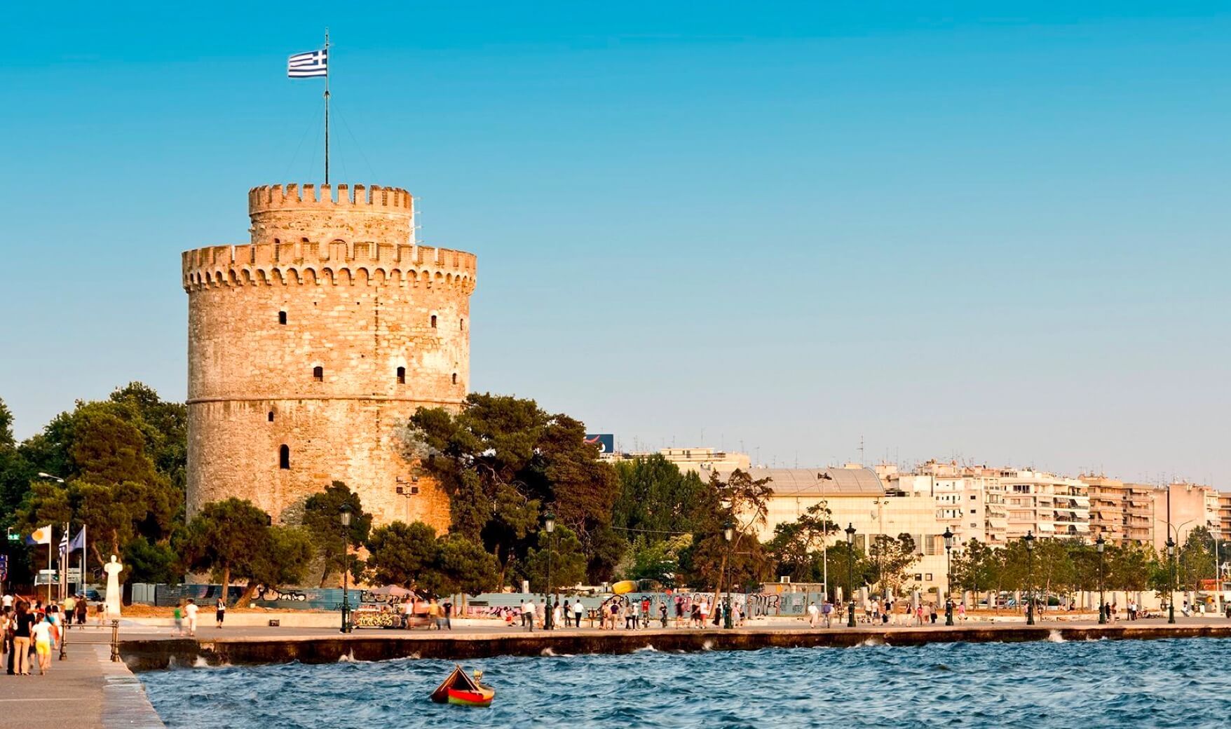 The harbour of Thessaloniki