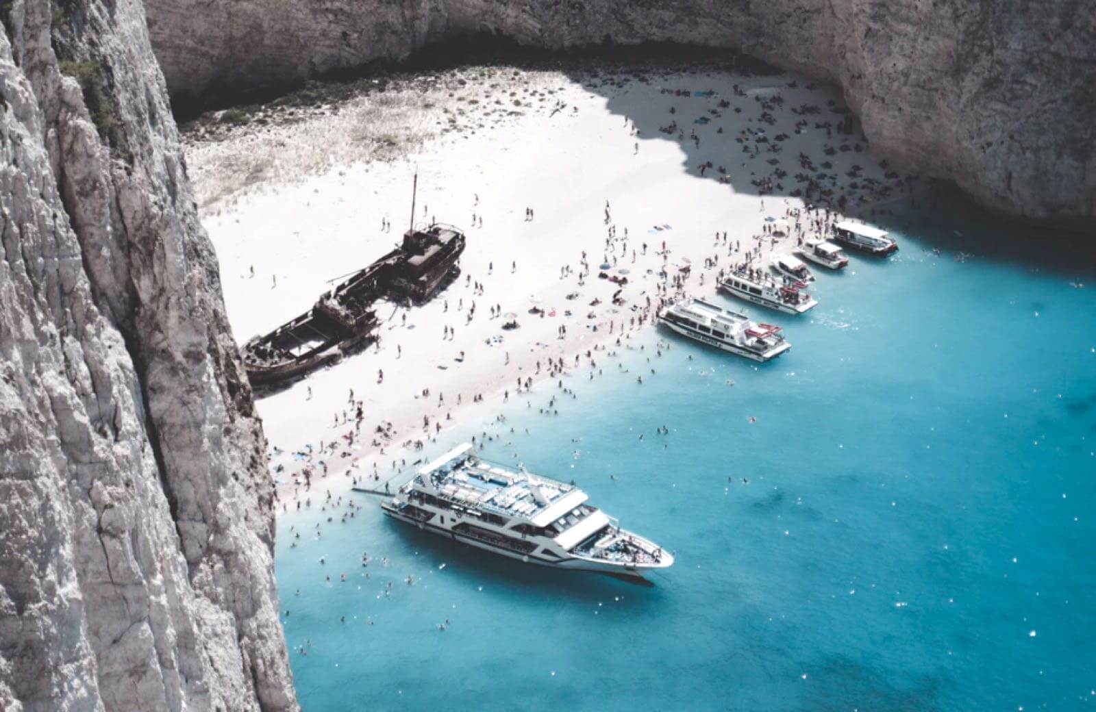 Majestic beaches of the Cyclades