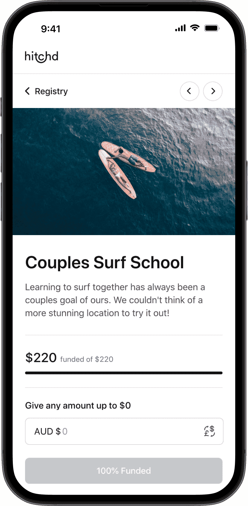 A couples surf school experience